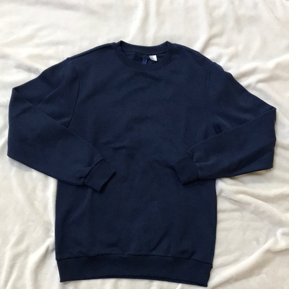 H&M Men’s Dark Blue sweatshirt-size S (BNWT) - Picture 1 of 7